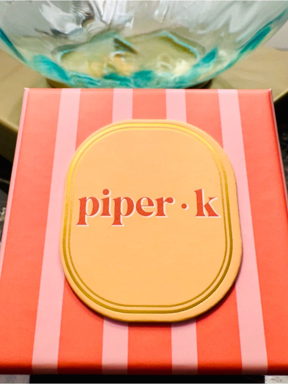 NWT Piper.K Gold Crab Earrings with Bright Orange Gems - Picture 7 of 9